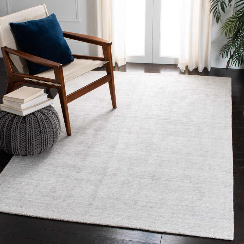 Latitude Run® AbbieLei Handmade Light Gray Rug & Reviews Wayfair